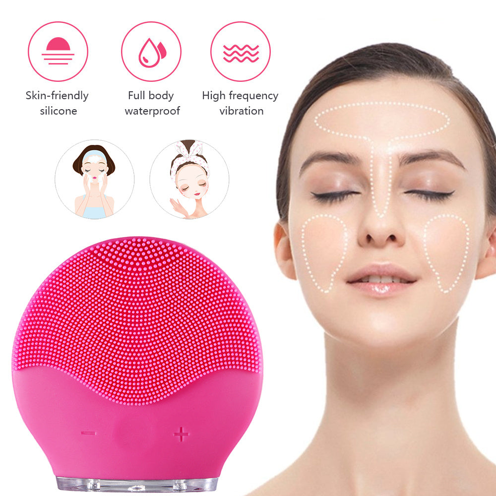 Electric waterproof silicone cleanser Brush