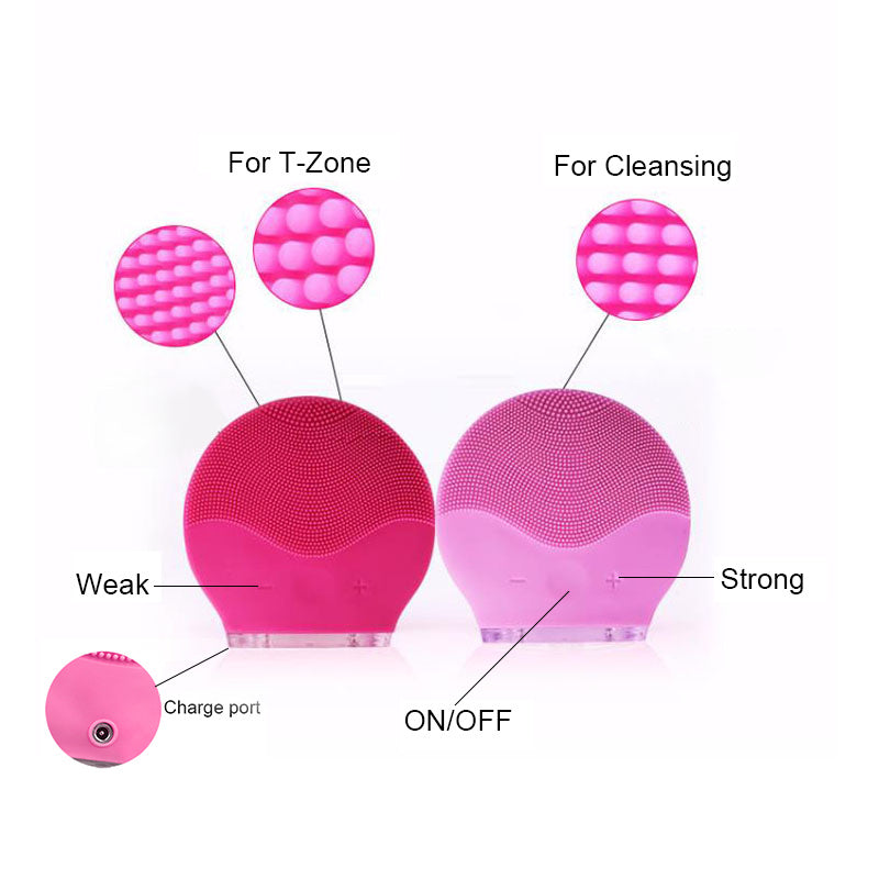 Electric waterproof silicone cleanser Brush