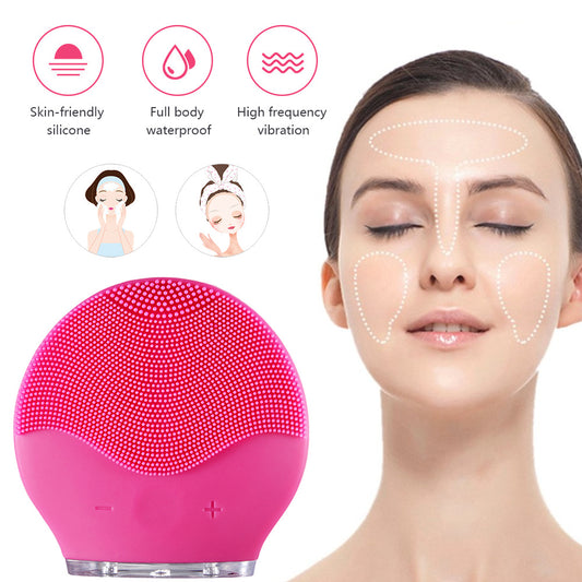 Electric waterproof silicone cleanser Brush
